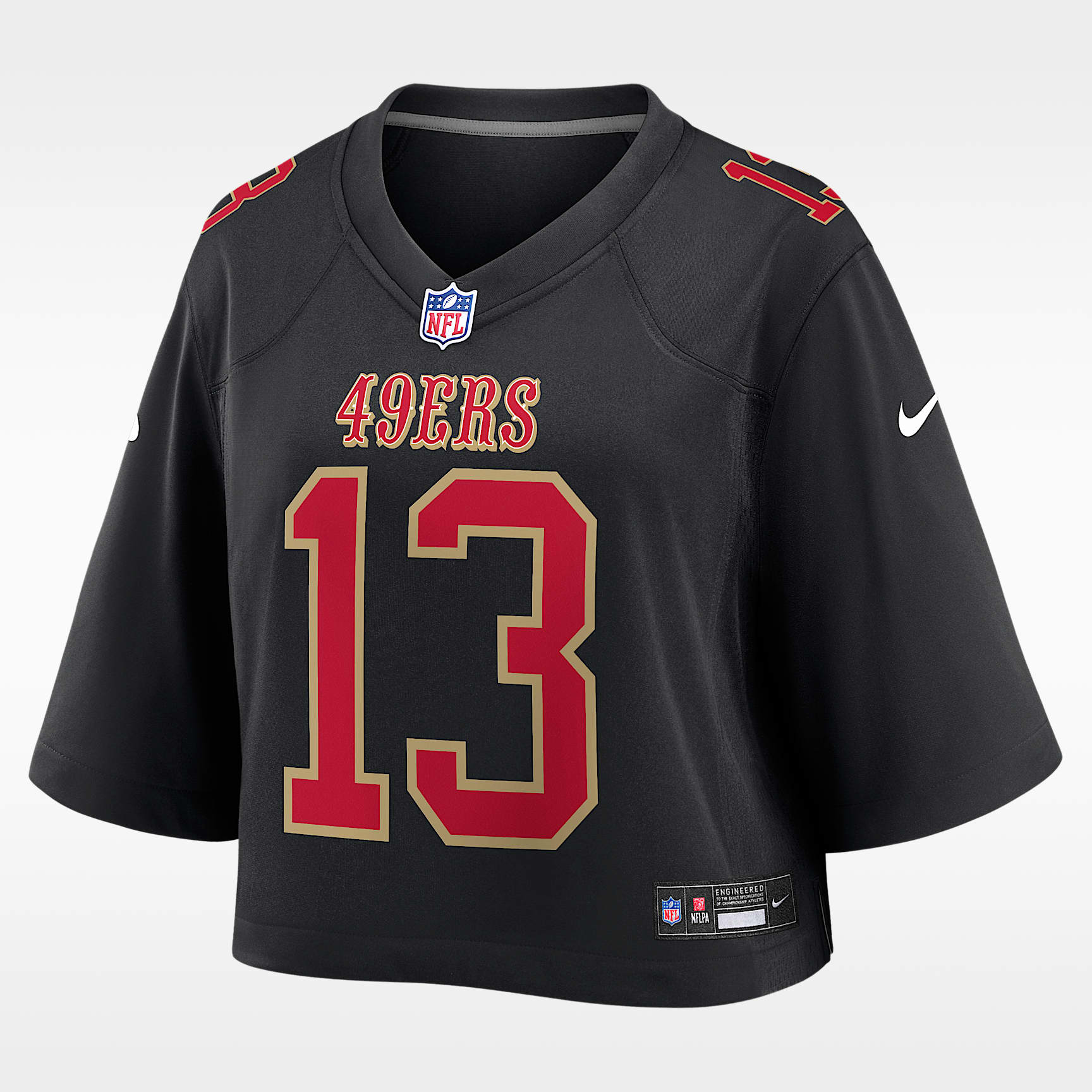 Nike NFL San Francisco 49ers ユニフォームXL Brock Purdy San Francisco 49ers Women's Nike NFL Cropped Tundra